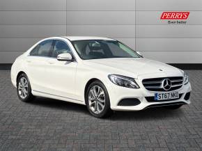 MERCEDES-BENZ C CLASS 2017 (67) at Perrys Alfreton