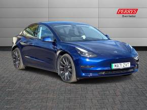 TESLA MODEL 3 2021 (71) at Perrys Alfreton