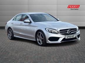 MERCEDES-BENZ C CLASS 2018 (18) at Perrys Alfreton