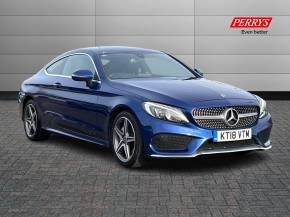 MERCEDES-BENZ C CLASS 2018 (18) at Perrys Alfreton