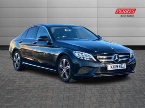 MERCEDES-BENZ C CLASS 2019 (19) at Perrys Alfreton