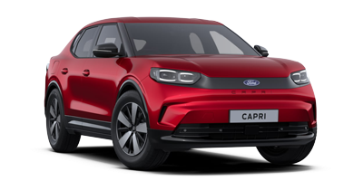 The New All-Electric Ford Capri - Rapid Red